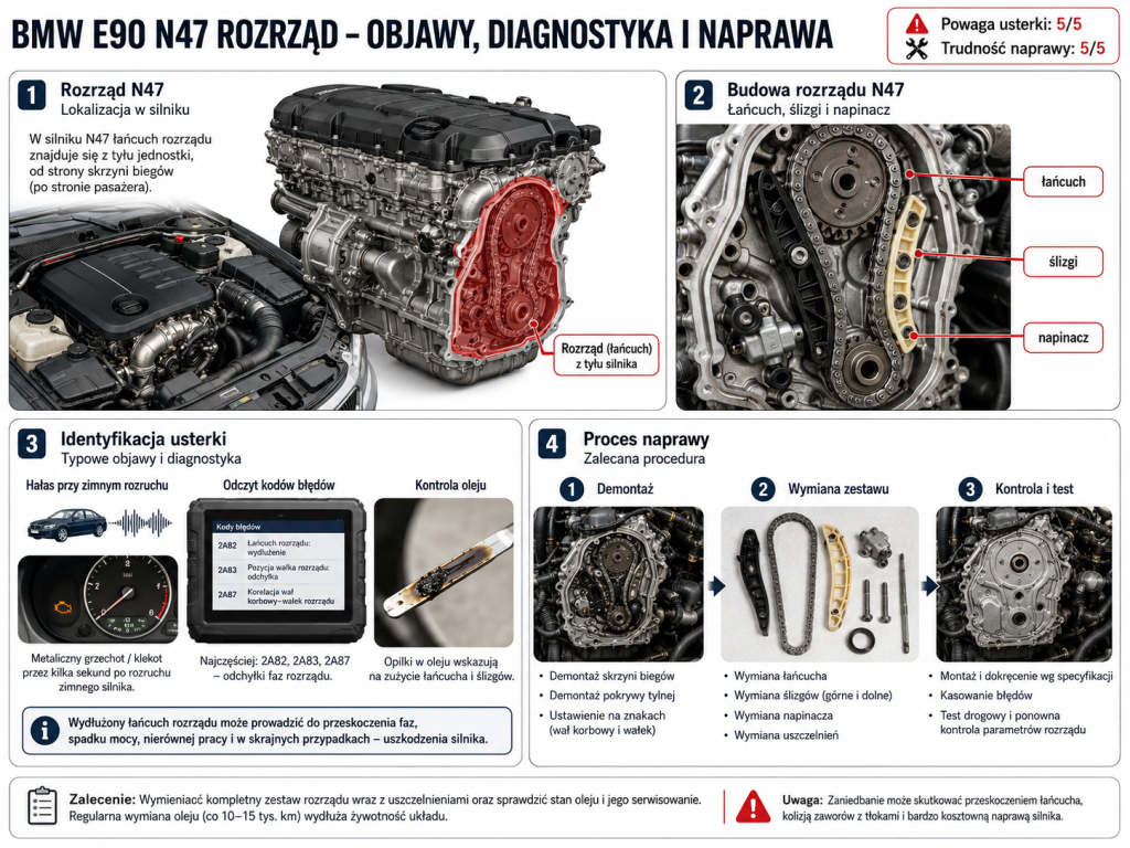 Bmw E90 N47 Rozrzad Objawy Diagnostyka Naprawa