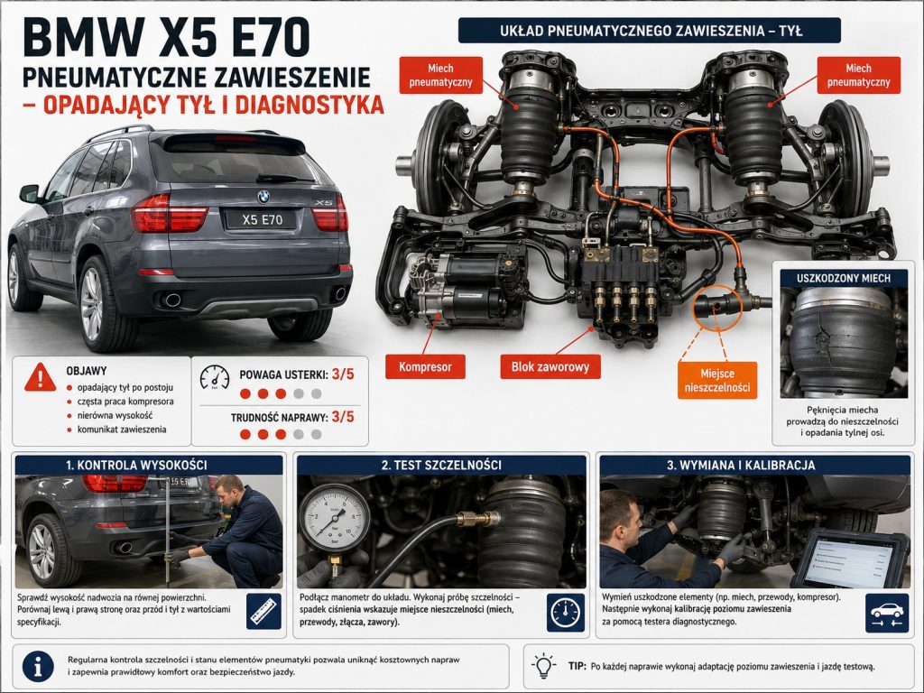 Bmw X5 F15 Pneumatyka Usterki
